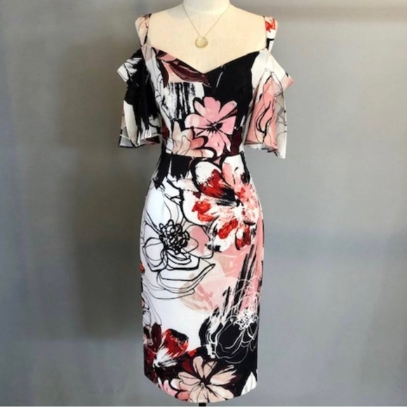 Black Halo Women's Preston Sheath Dress - Picture 3 of 4